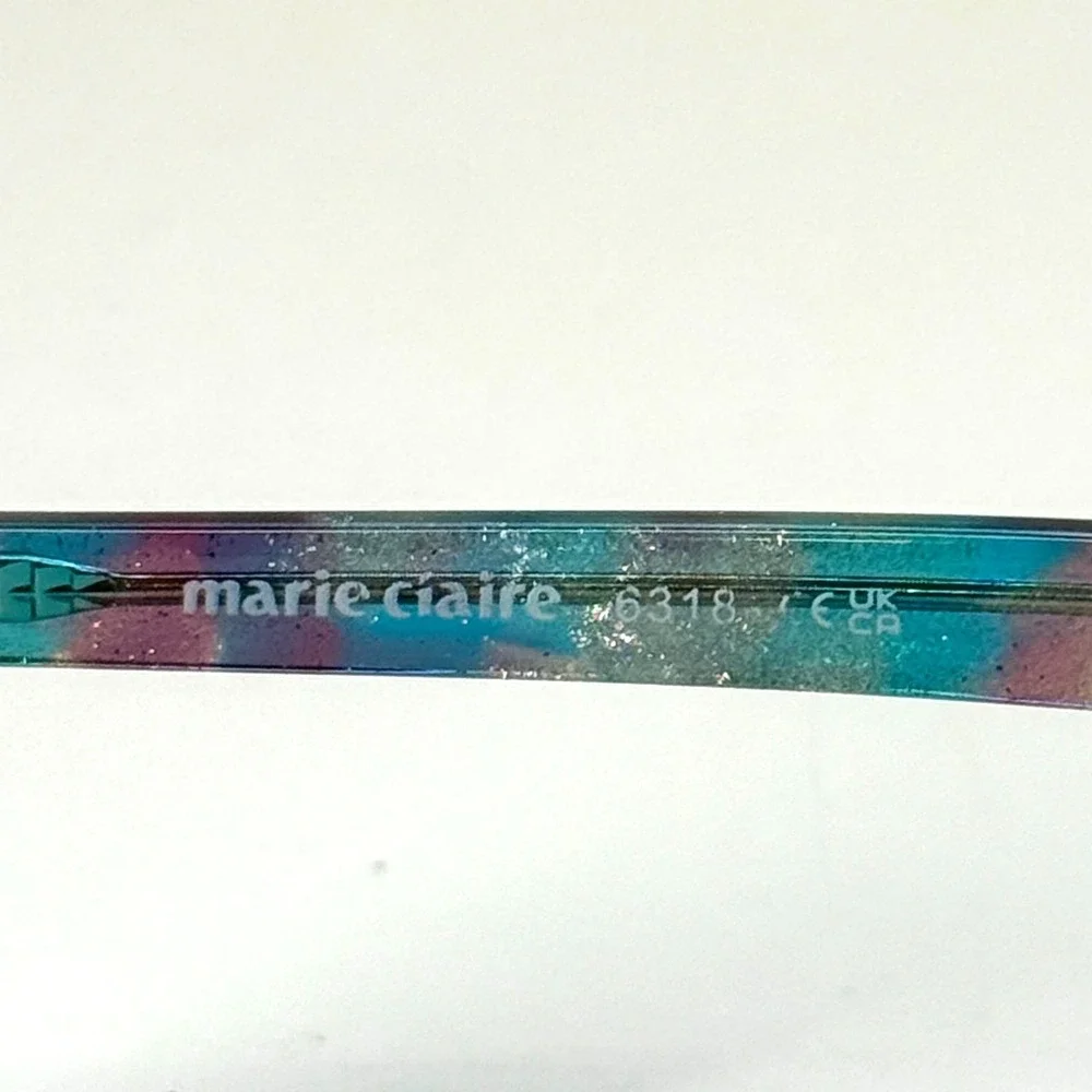 MARIE CLAIRE 6318 Eyeglasses Frame Only 53-16-140 Blue Silk Tortoise Full Rim